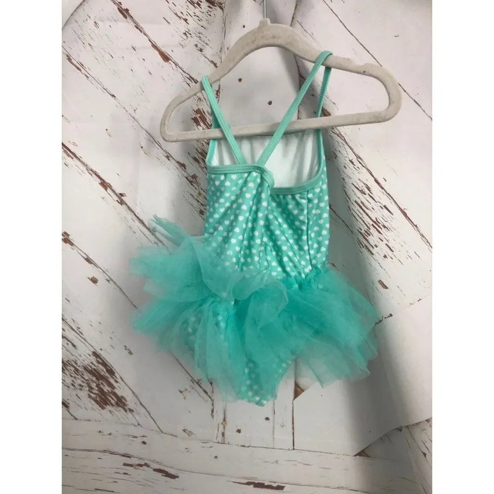 Op baby girls 12 month turquoise blue swim suit
